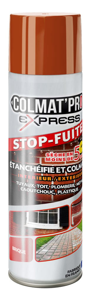 Spray bitume Colmat'Pro Express - 300ml - brique - PASSAT