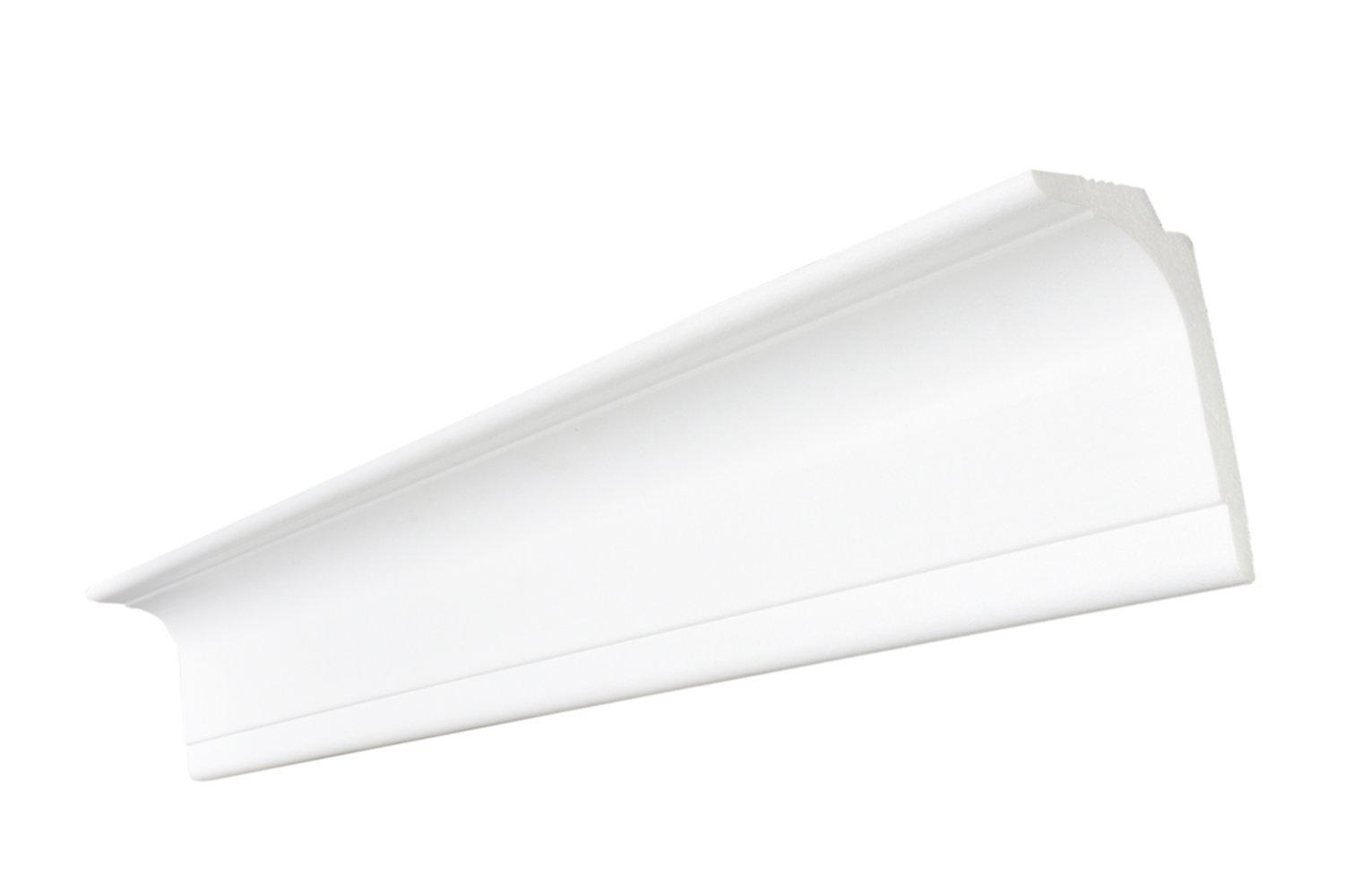 Moulure ruban led Saskia polystyrène 2 m blanc - DECOSA