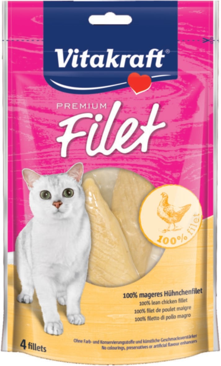 Friandise chat Premium filet poulet 70 g - VITAKRAFT