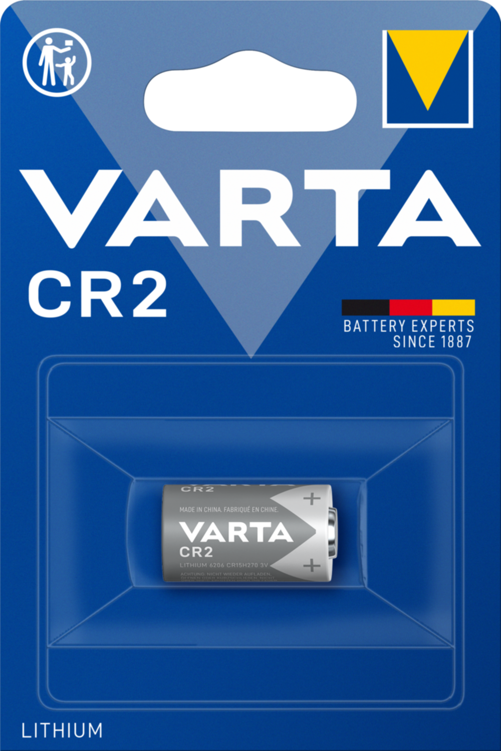 Pile électronique CR2 - VARTA