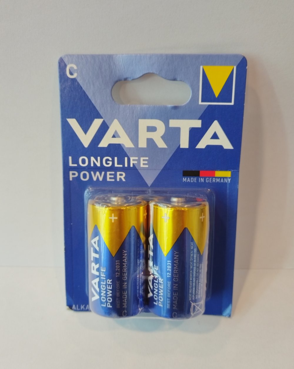 2 Piles alcaline Longlife power LR14/C 1,5V - VARTA