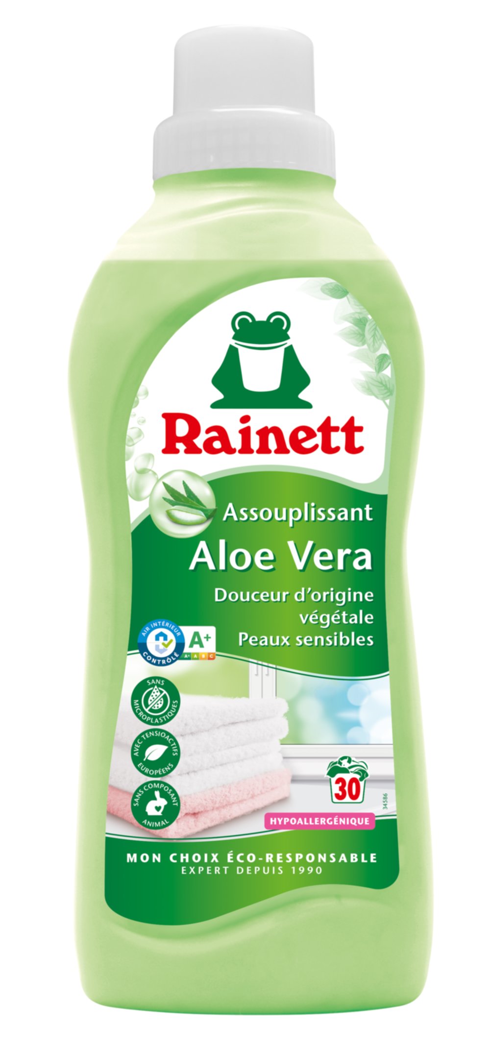 Assouplissant écologique concentré aloe vera 31 lavages - RAINETT