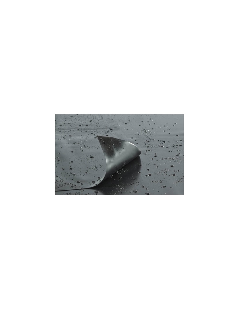 Bâche de bassin en PVC AlfaFol noir Ep. 0,5 mm, largeur 4 m (vendue au mètre carré)