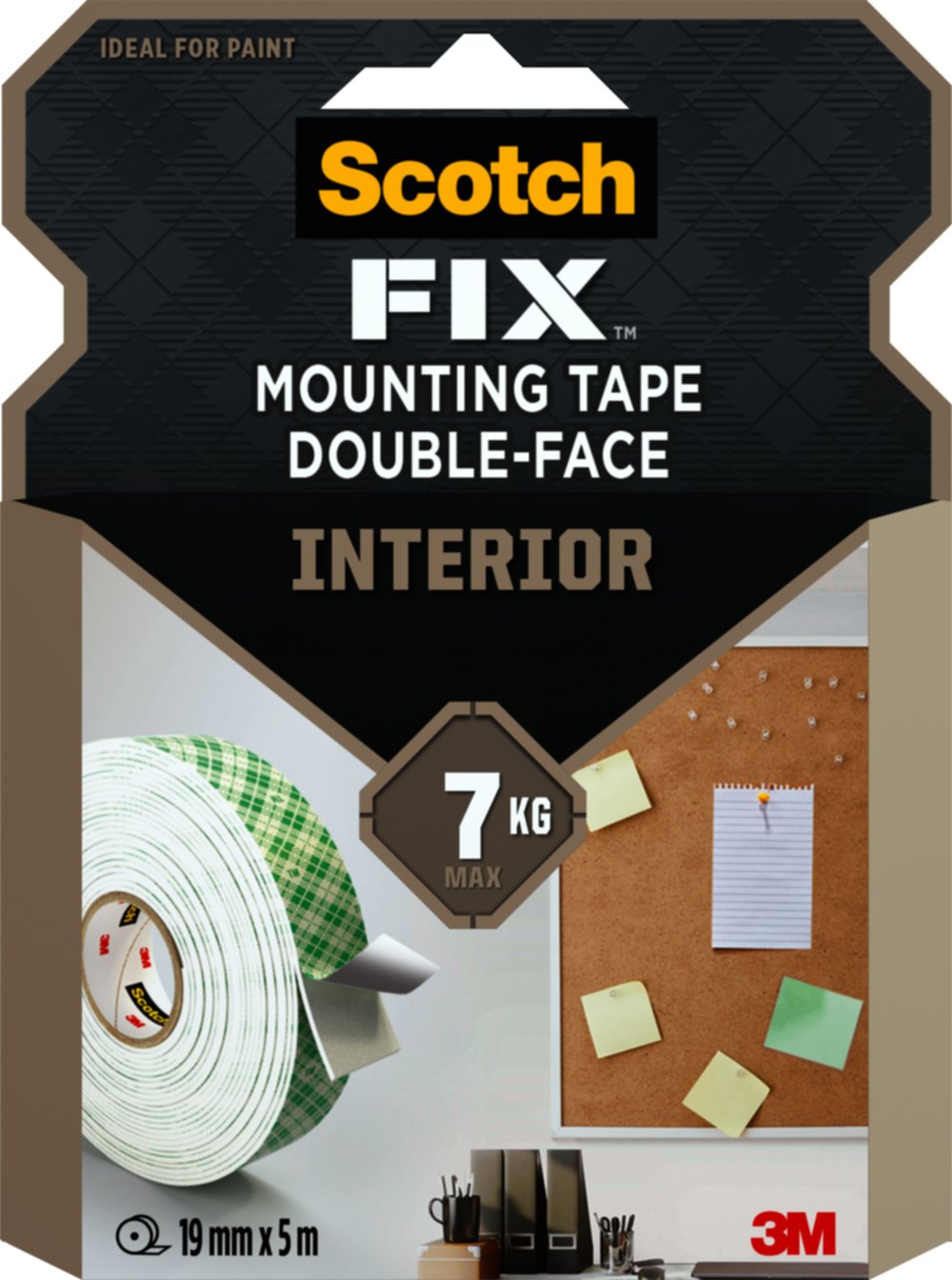 Adhésif moquette double face intérieur 5mx19mm - SCOTCH™