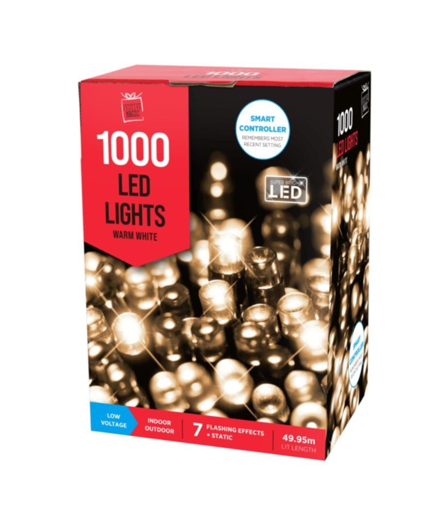 Set de 1000 lumières led doré - UBL