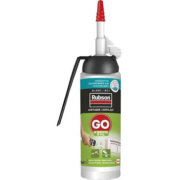 Mastic Go® Je Rebouche blanc 100 mL - RUBSON