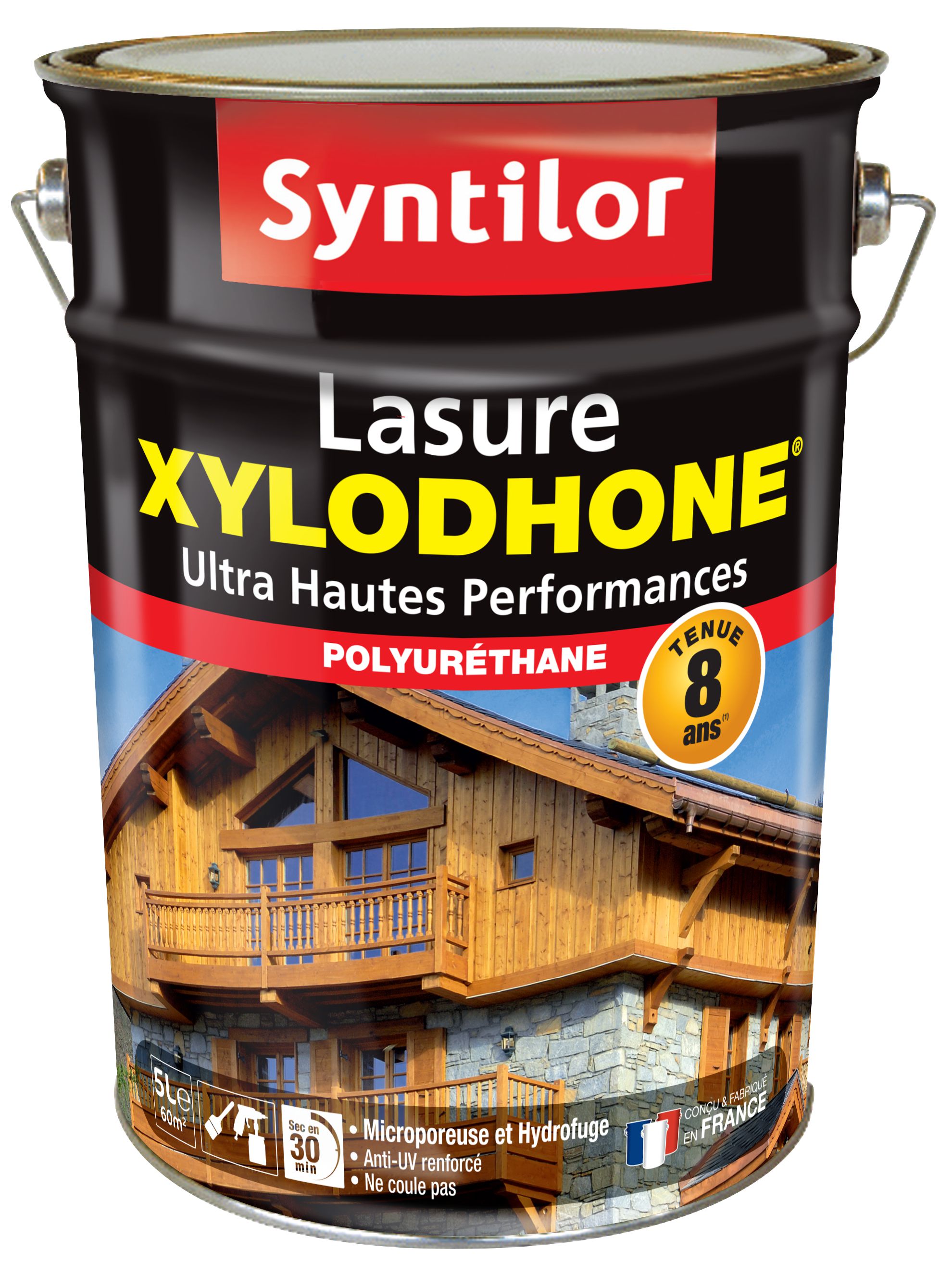 Lasure Xylodhone ultra hautes performances chêne moyen 5L - SYNTILOR