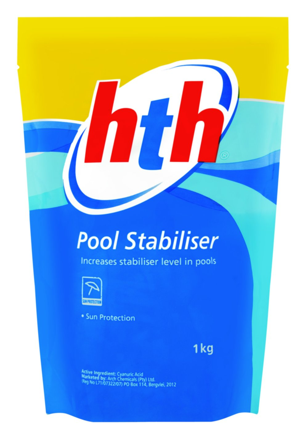 Stabilisateur de chlore piscine 1 kg - HTH