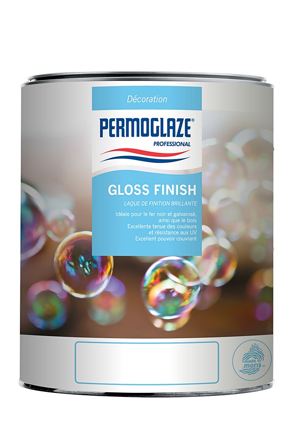 Peinture de premère qualité de finition brillante base medium 1L - PERMOGLAZE Gloss Finish