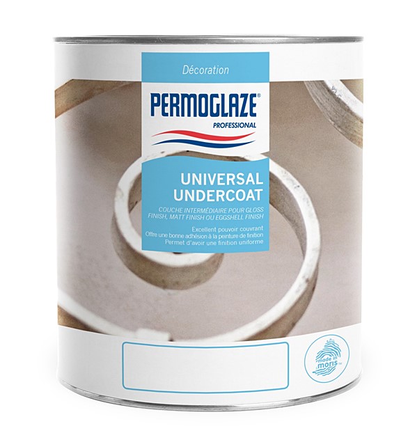 Peinture blanche intermédiaire hautement performante White 1L - PERMOGLAZE Universal Undercoat
