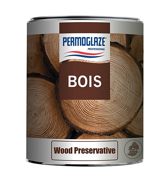 Impression microporeuse renforcée de fongicides et biocides base clear 1L - PERMOGLAZE Wood Preservative