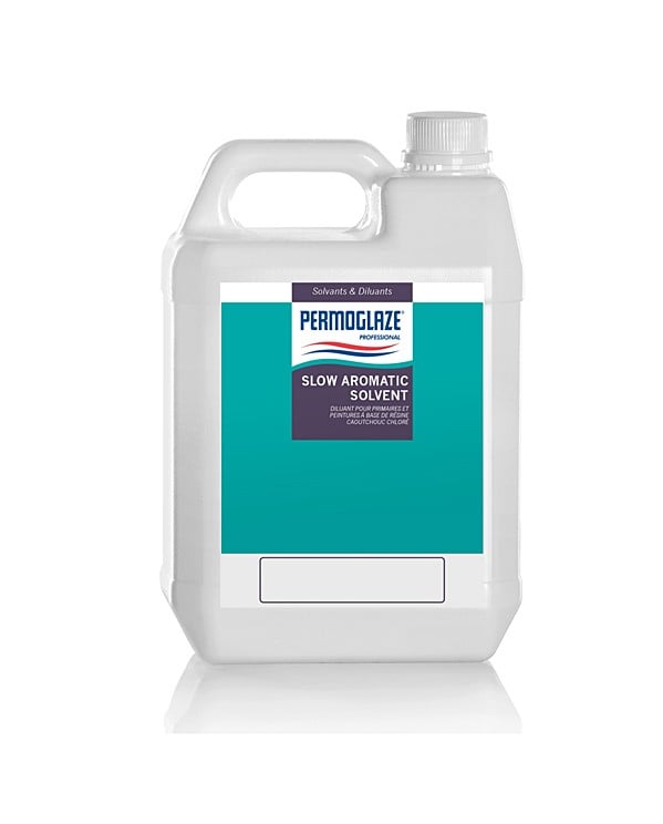 Diluant incolore pour peintures à base de caoutchouc chloré 1L - PERMOGLAZE Slow Aromatic Solvent