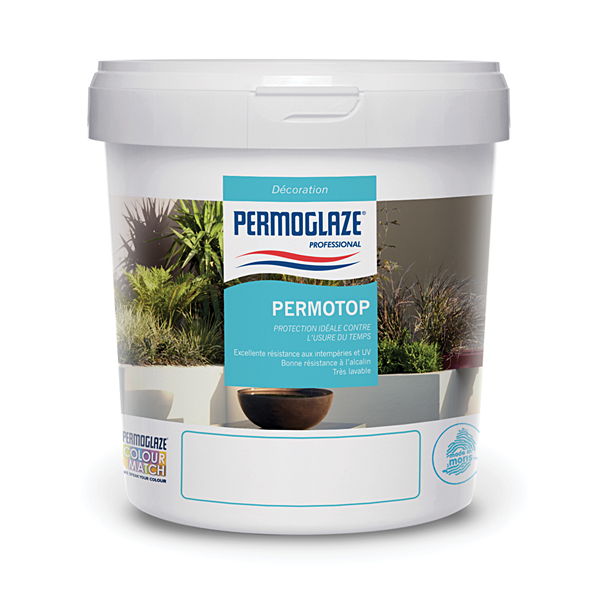 Peinture acrylique à base d’eau Permotop base basic 1 L - PERMOGLAZE