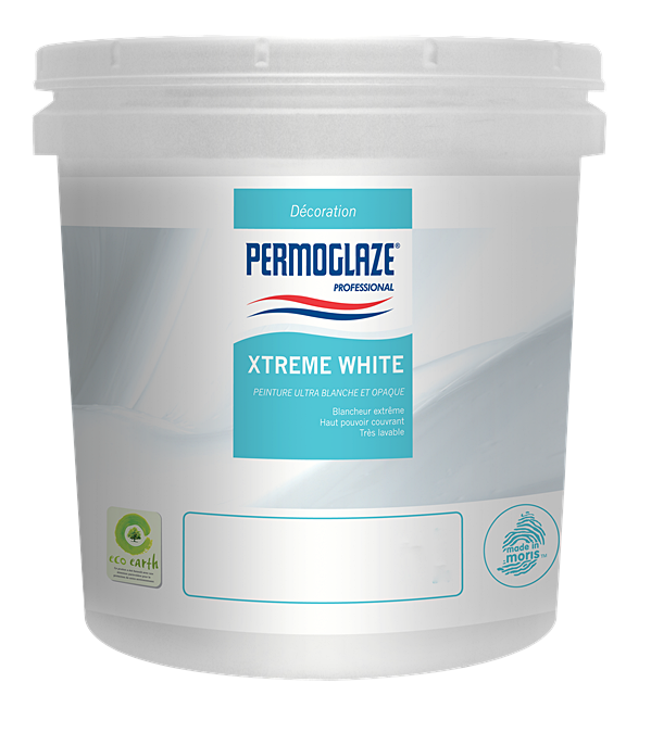 Peinture blanche pure de qualité supérieure Xtreme blanc 5 L - PERMOGLAZE
