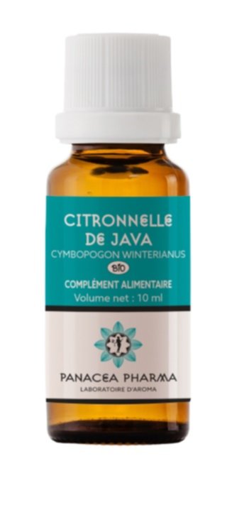 Huile essentielle citronelle de Ceylan 10 mL - PANACEA