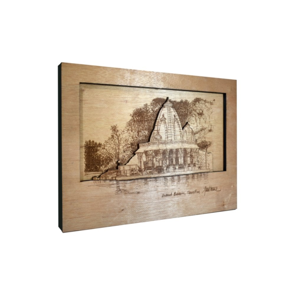 Décoration murale en bois 3D Grand Bassin 35 x 25 cm - FLORENT BEUSSE