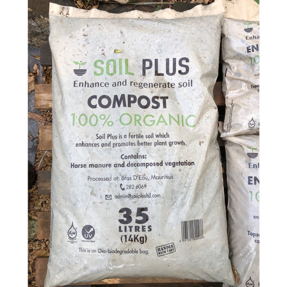 Compost 100% Bio 35 L - SOIL PLUS