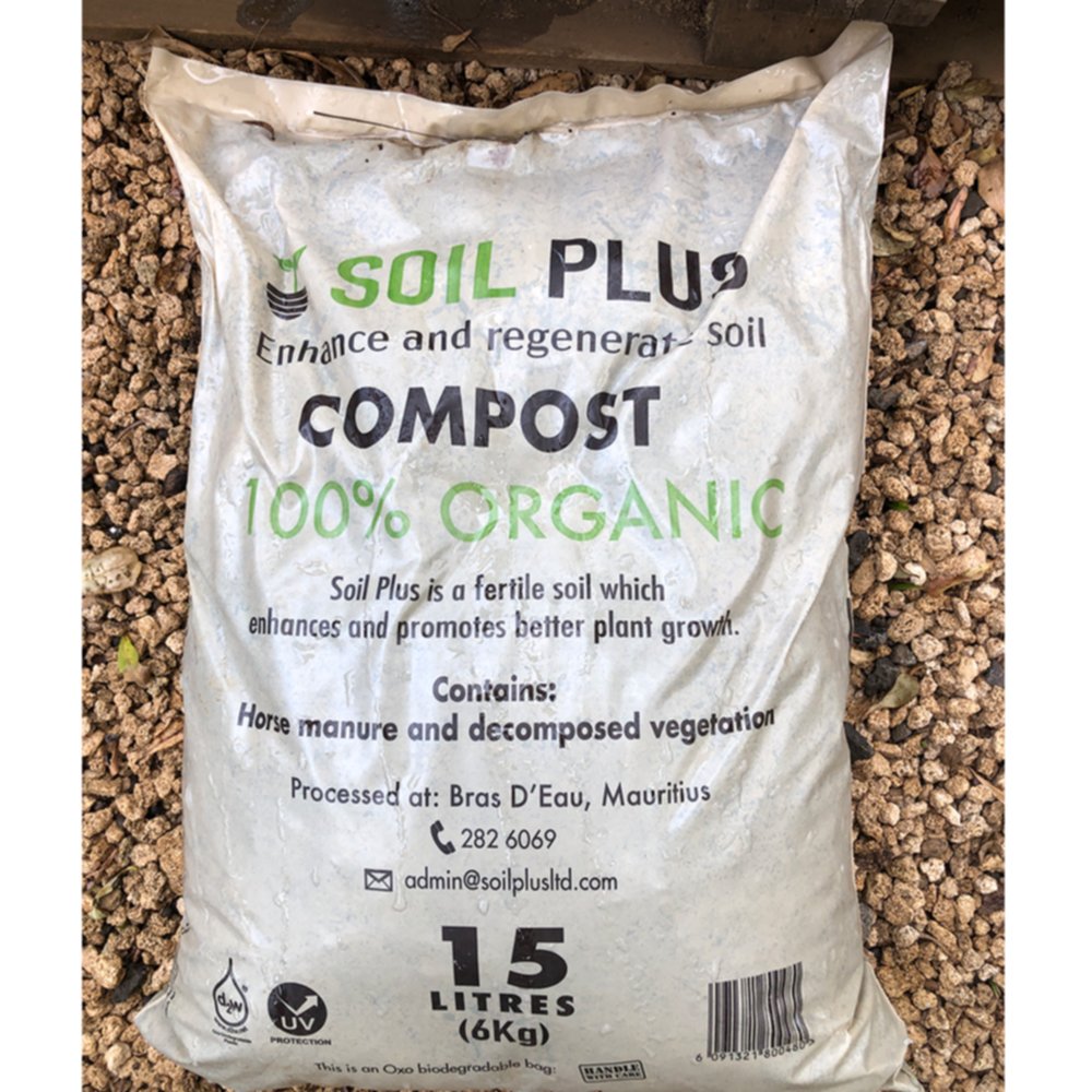 Compost 100% Bio 15 L - SOIL PLUS
