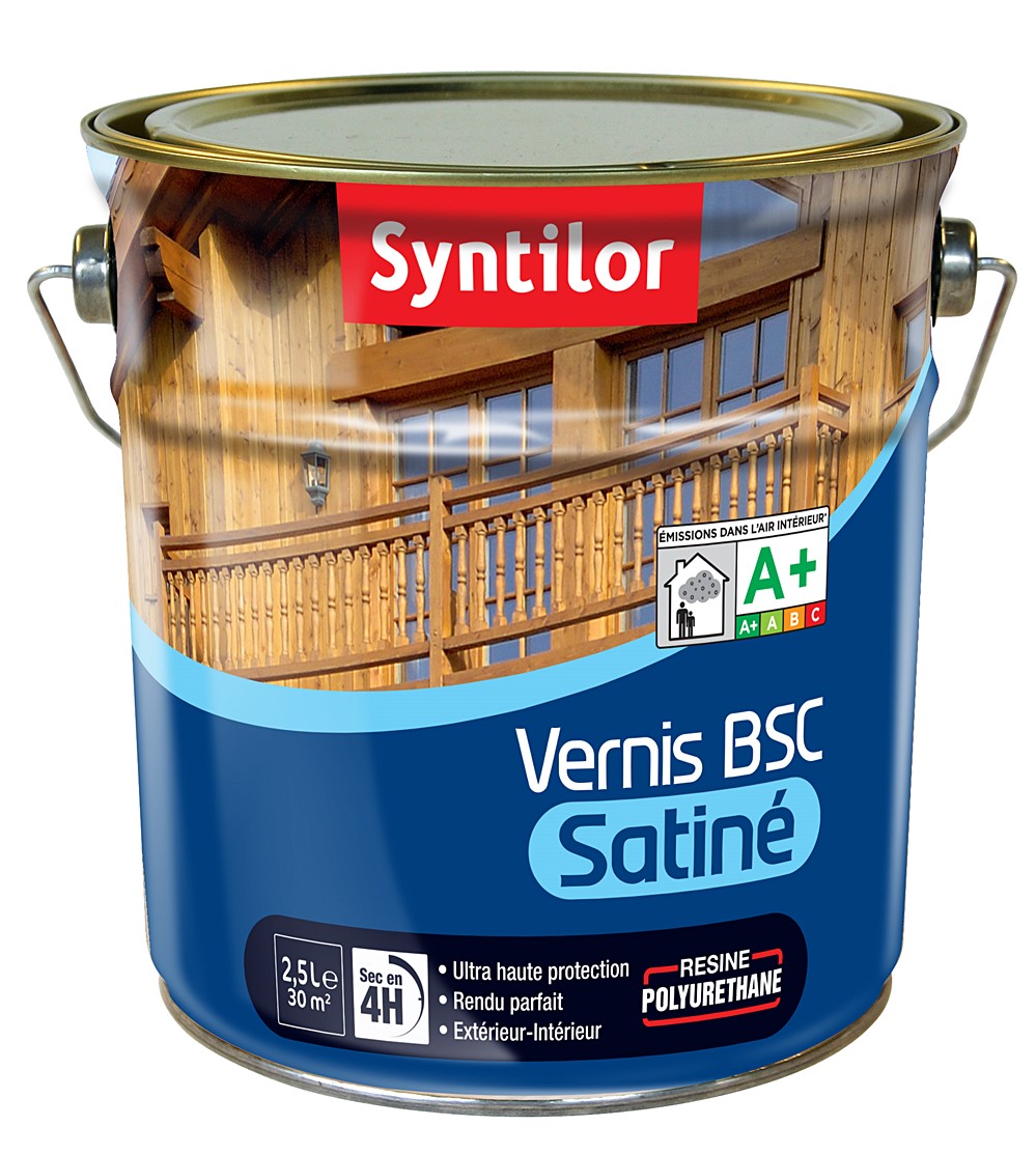 Vernis BSC satiné 2.5 L incolore - SYNTILOR