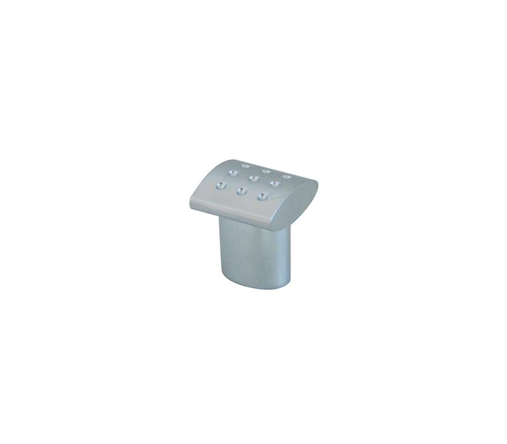 Bouton meuble Contemporain Zamak Mat Chromé L20x20mm - B BEAUTY