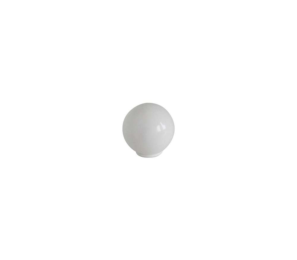 Bouton meuble enfant Plastique Blanc ø33mm h33mm - B BEAUTY