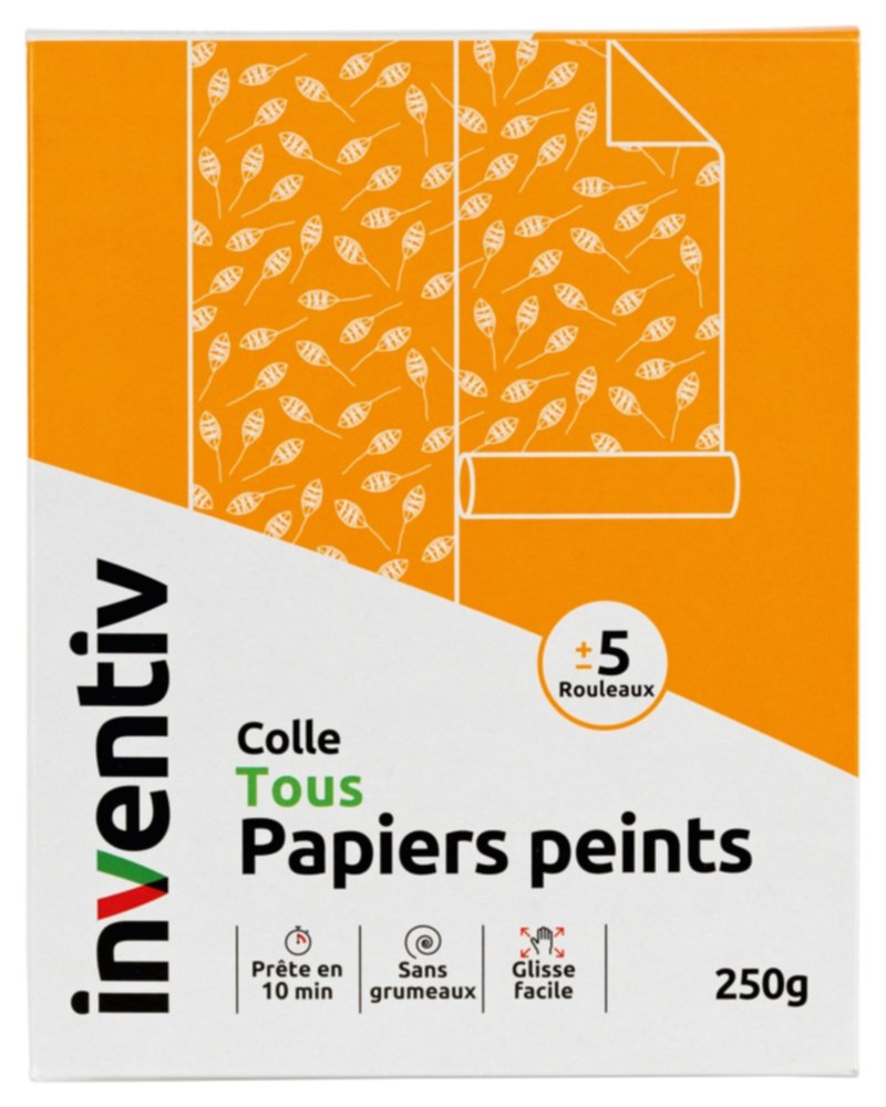 Colle tout papier peint décoration 250 g - INVENTIV