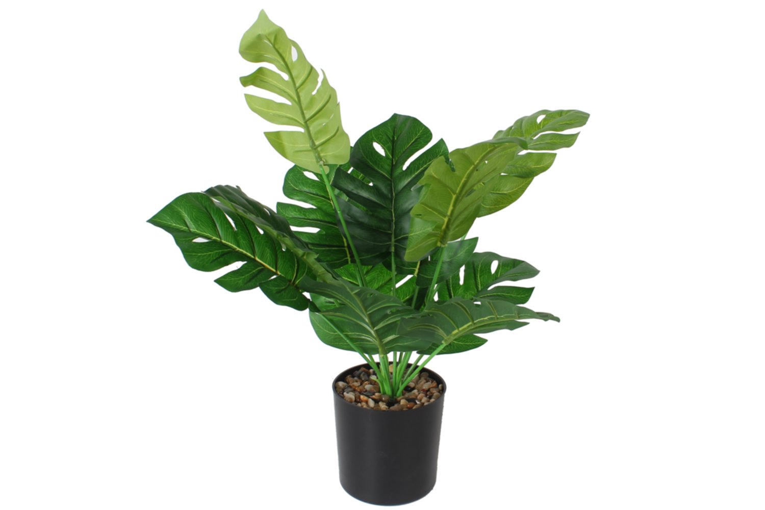 Plante artificielle H36 cm, pot Ø10xH10 cm modèles assorties