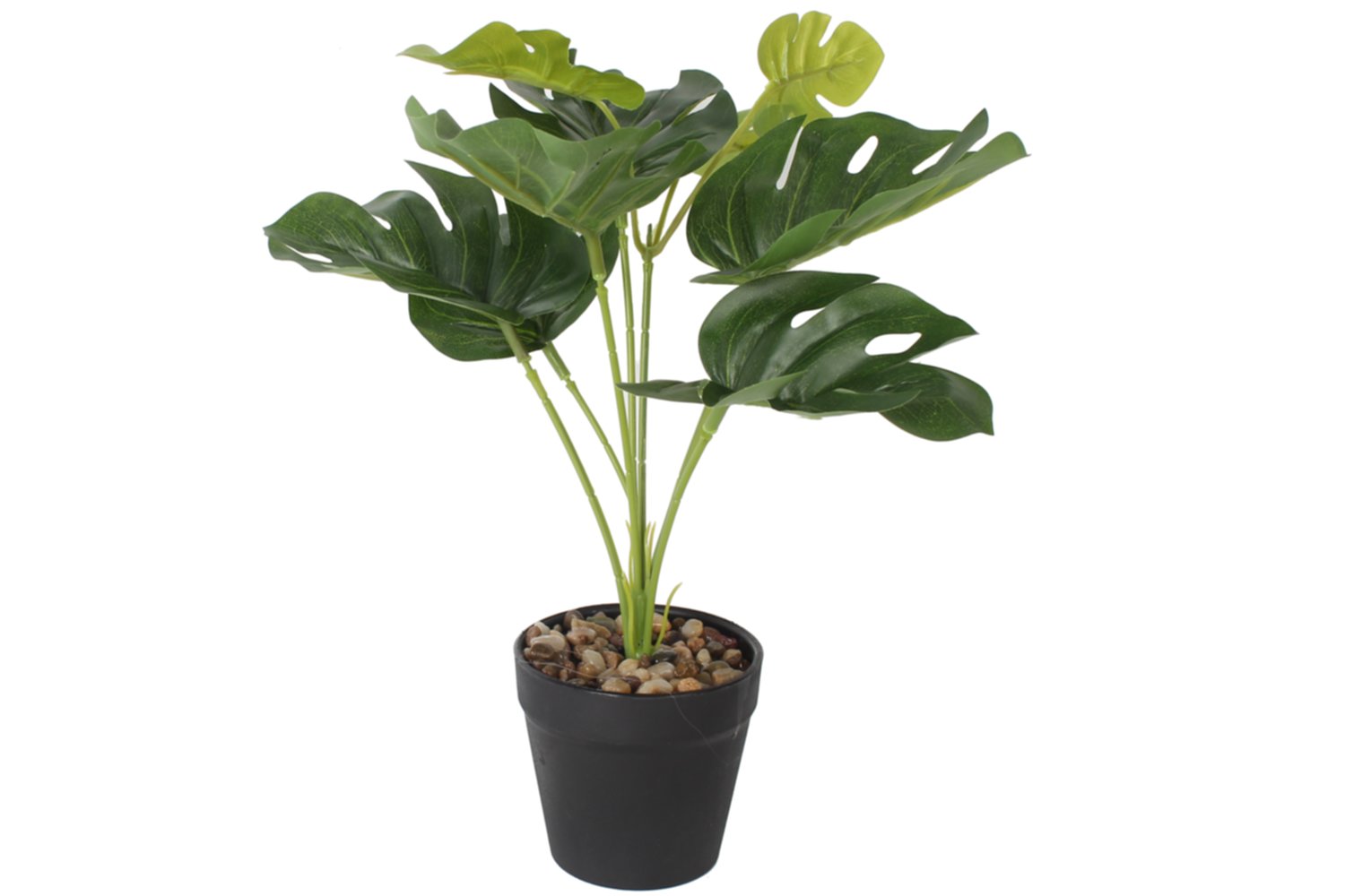 Plante artificielle H30 cm, pot plastique Ø8,5 x 7,5 cm