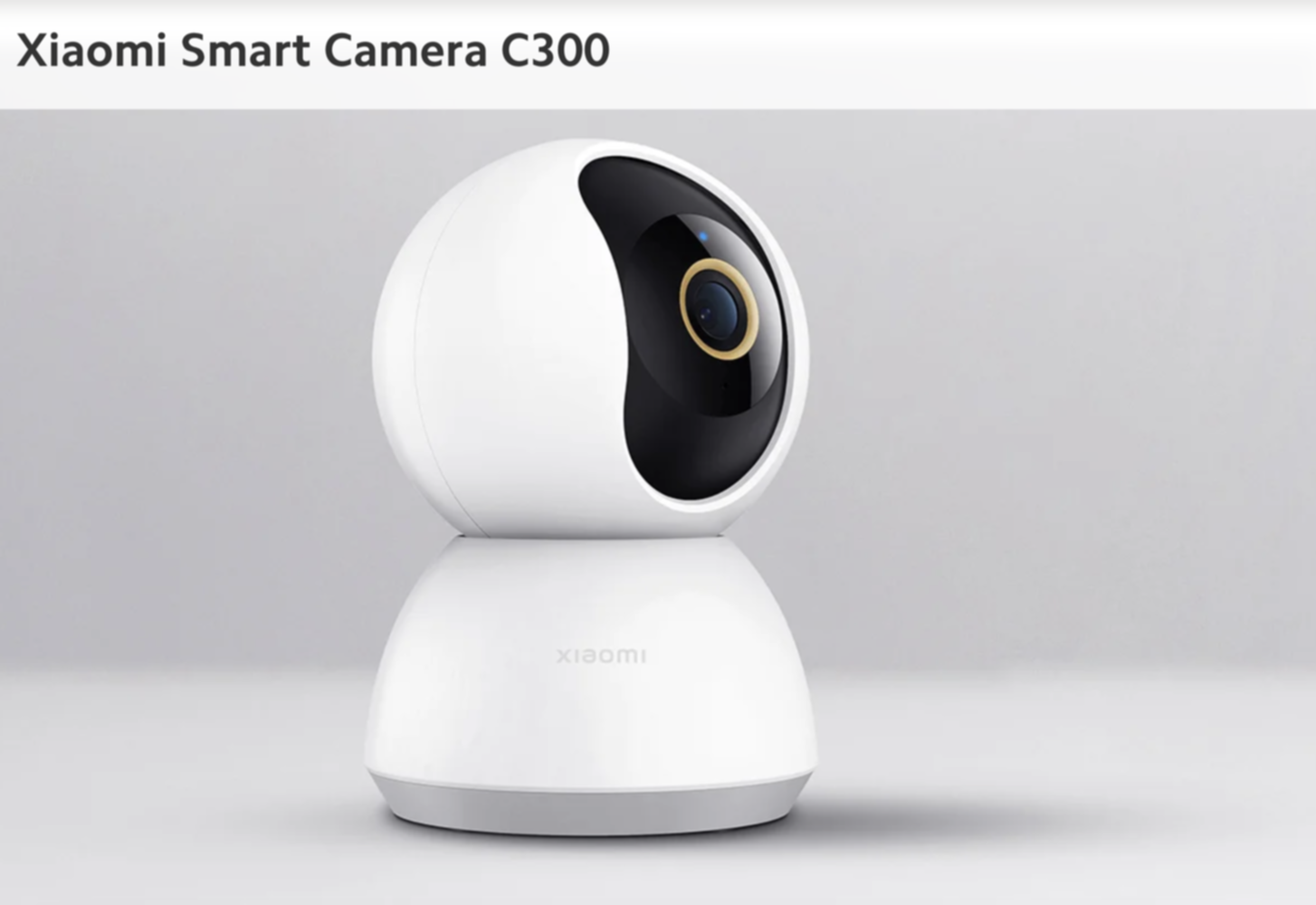 Caméra Mi Smart C300 - XIAOMI