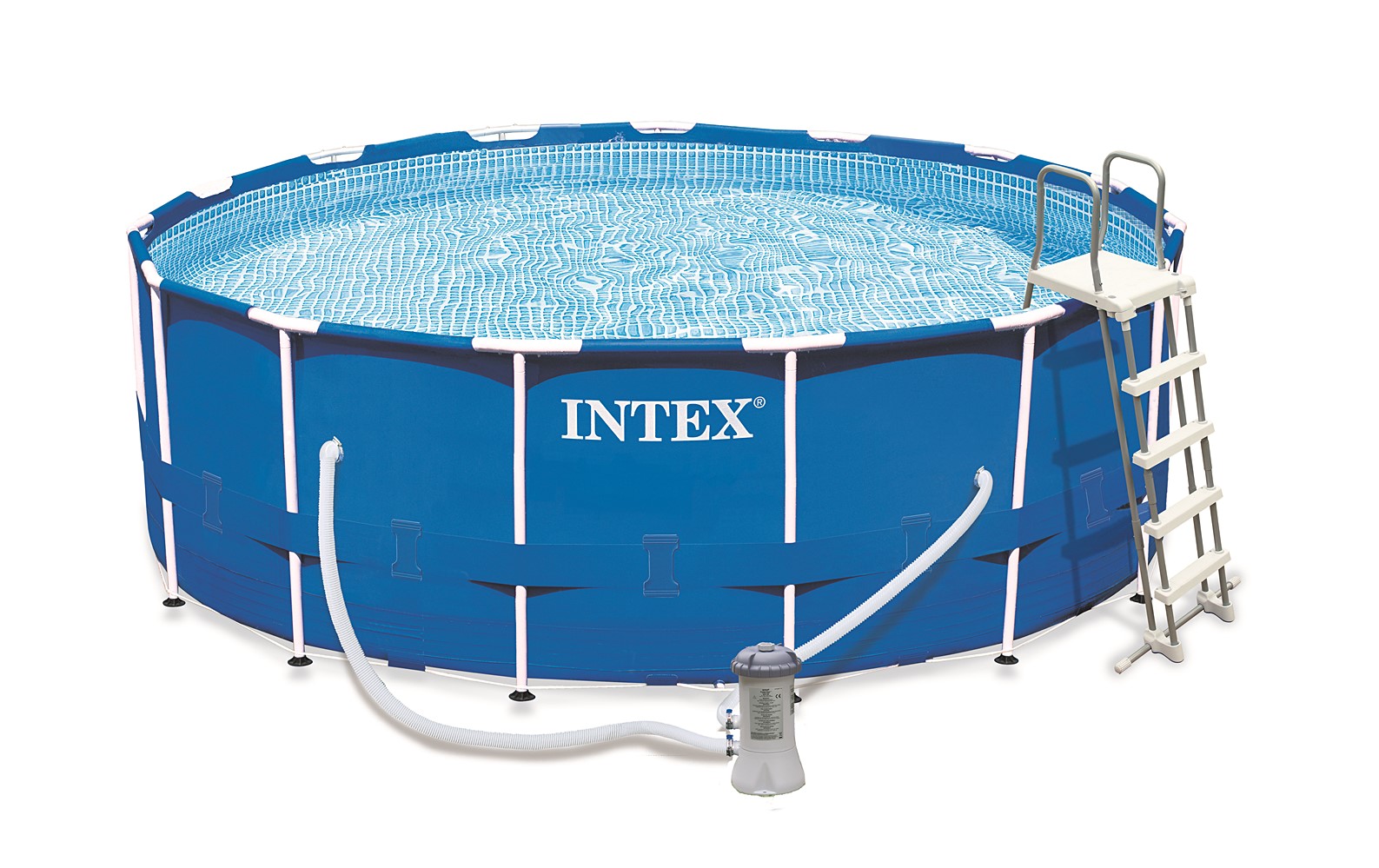 Piscine tubulaire ronde Ø4,57x1,22m Metal Frame - INTEX