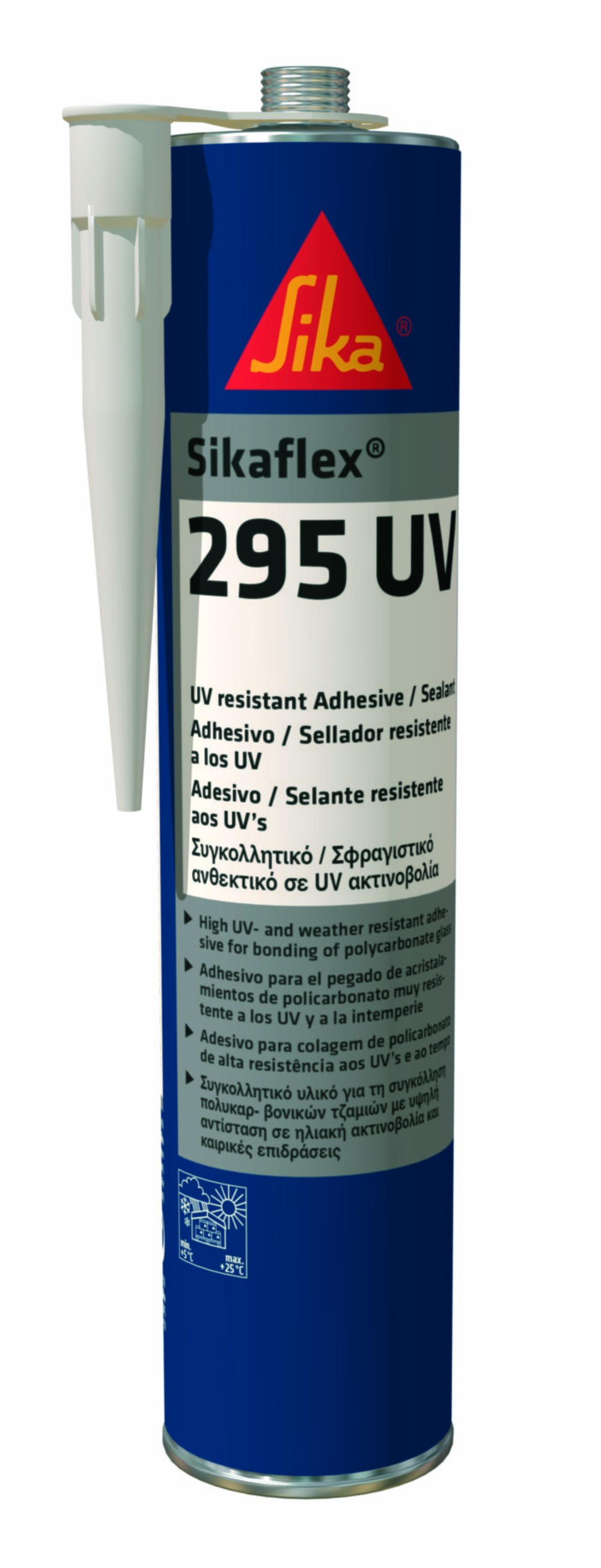 Mastic polyuréthane Sikaflex 295 UV noir 300 mL - SIKA