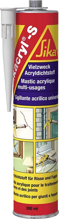 Mastic acrylique acajou 300 mL -SIKACRYL