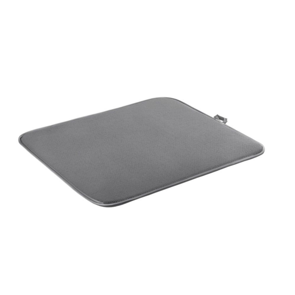 Tapis de séchage évier microfibre 40 x 45 cm gris - METALTEX