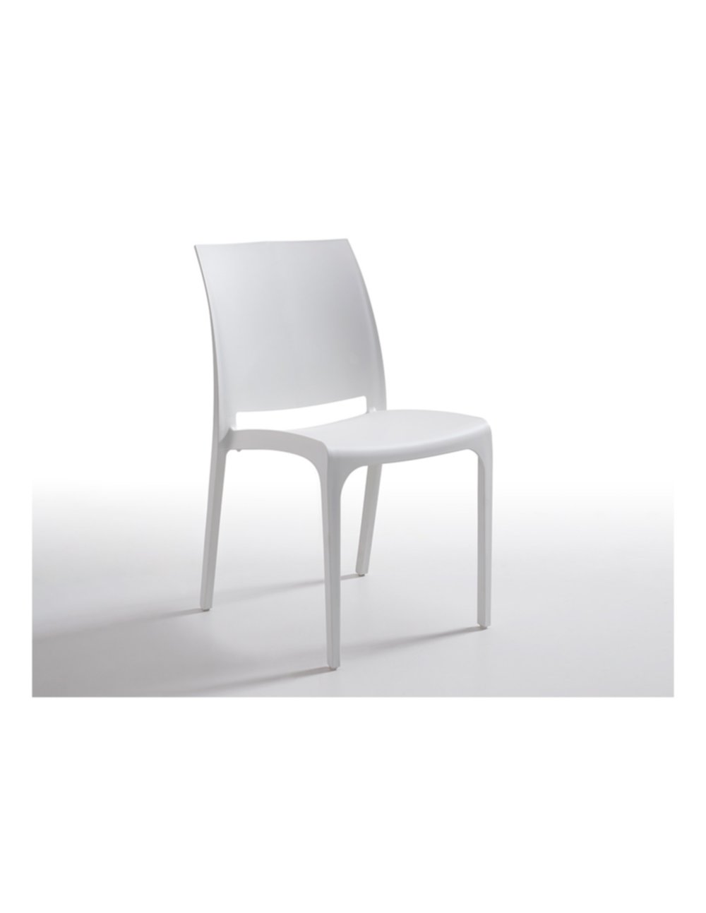 Chaise Volga 46 x 54 x 80 cm blanc