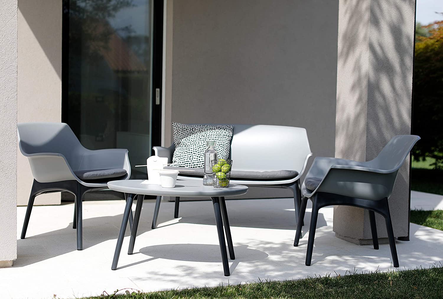 Set de jardin Luxor gris