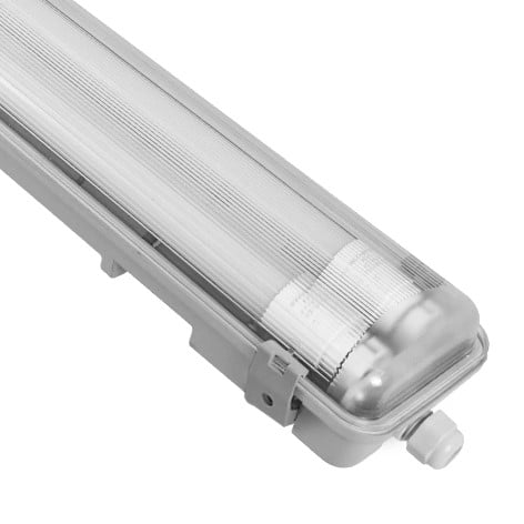 Plafonnier extérieur IP65 avec 2 tubes LED - VELAMP