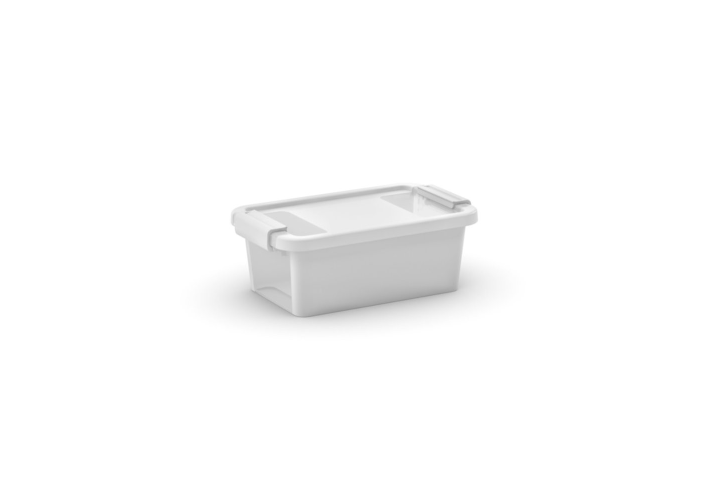 Boîte de rangement BiBox plastique à couvercle 3 L blanc - KIS