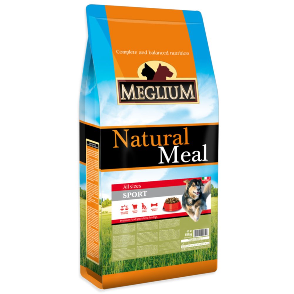 Croquettes chien Adulte Sport 15 kg - MEGLIUM