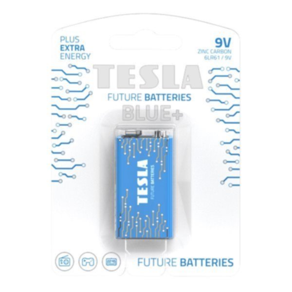 Pile alcaline 9V Blue+ - TESLA