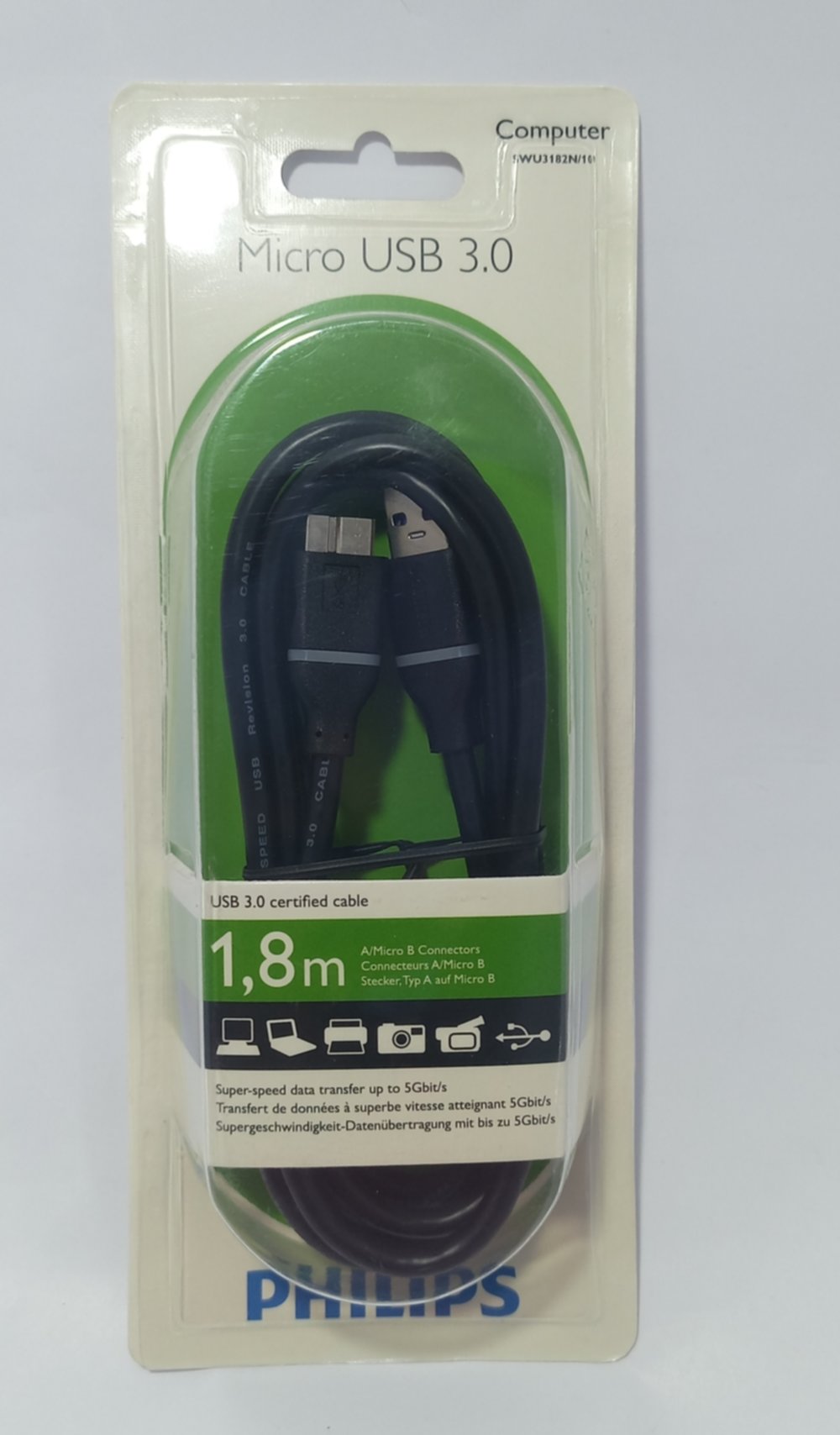 Câble USB 1.5 m - PHILIPS