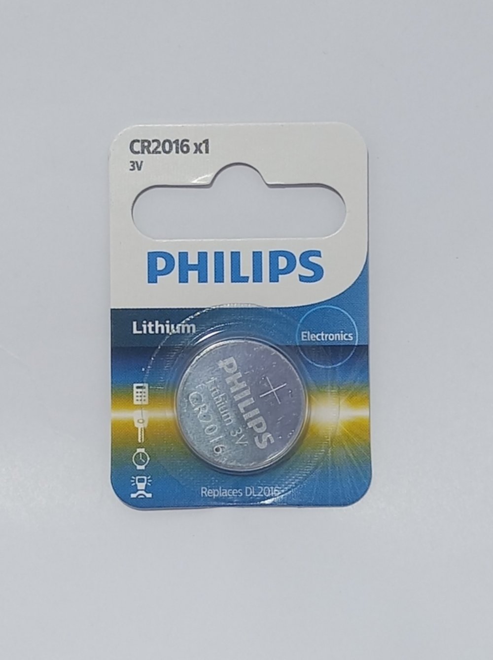 Pile bouton CR2016 - PHILIPS