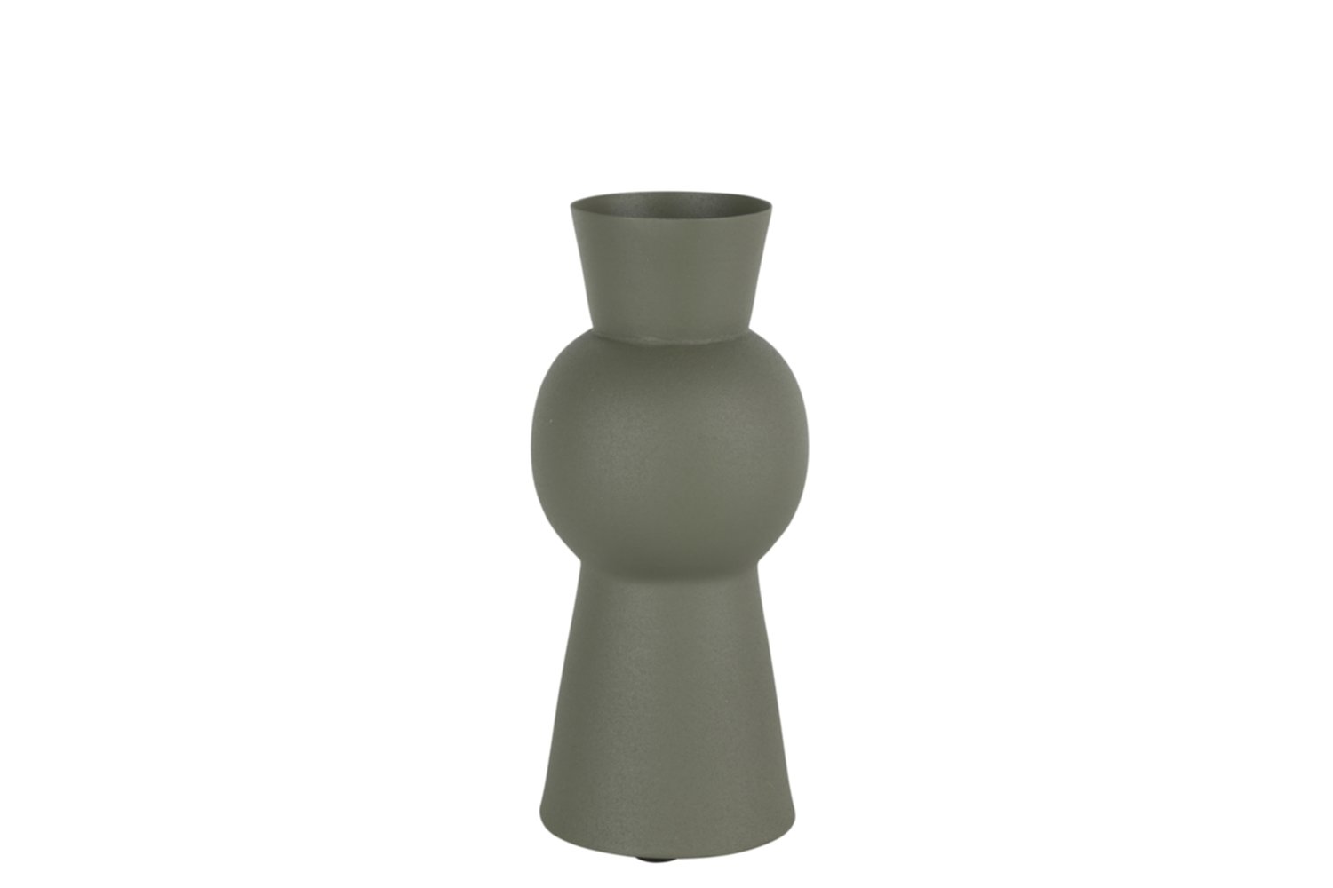 Vase poterie Andor S Ø9xH.20,5cm vert kaki - DECOSTARS