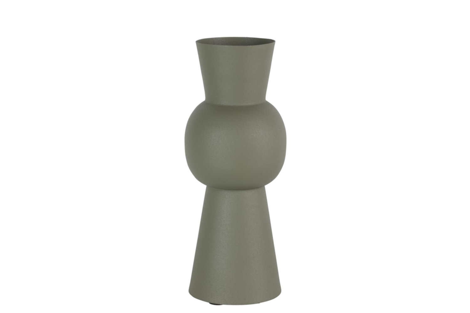 Vase poterie Andor M Ø10,5xH.28cm vert kaki - DECOSTARS