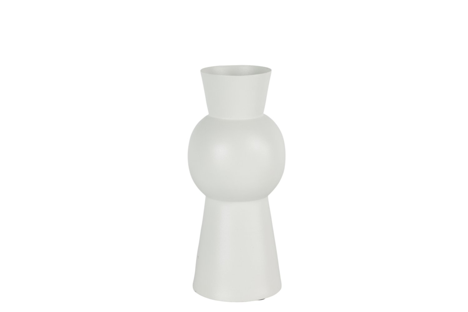 Vase poterie Andor S Ø9xH.20,5cm blanc - DECOSTARS