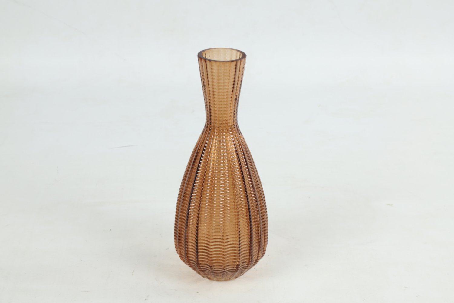 Vase en verre Annalisa S Ø10xH.25cm marron - DECOSTARS