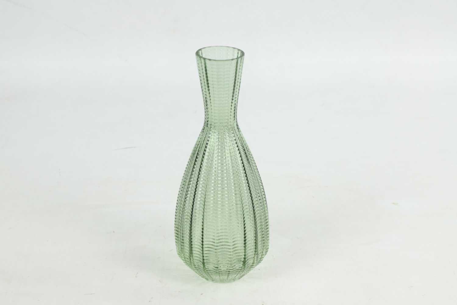 Vase en verre Annalisa S Ø10 x H25 cm vert - DECOSTAR