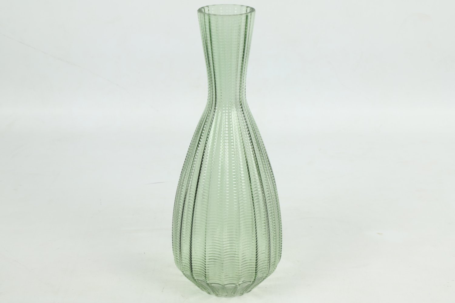 Vase en verre Annalisa L Ø15xH.37cm vert - DECOSTARS