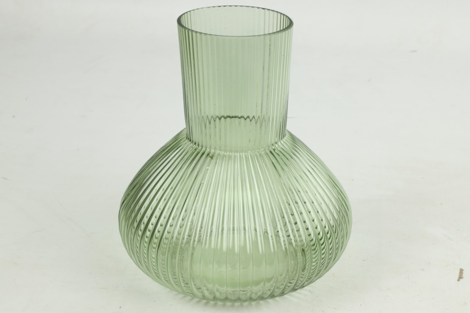 Vase en verre Vanda Ø20xH.22cm vert - DECOSTARS