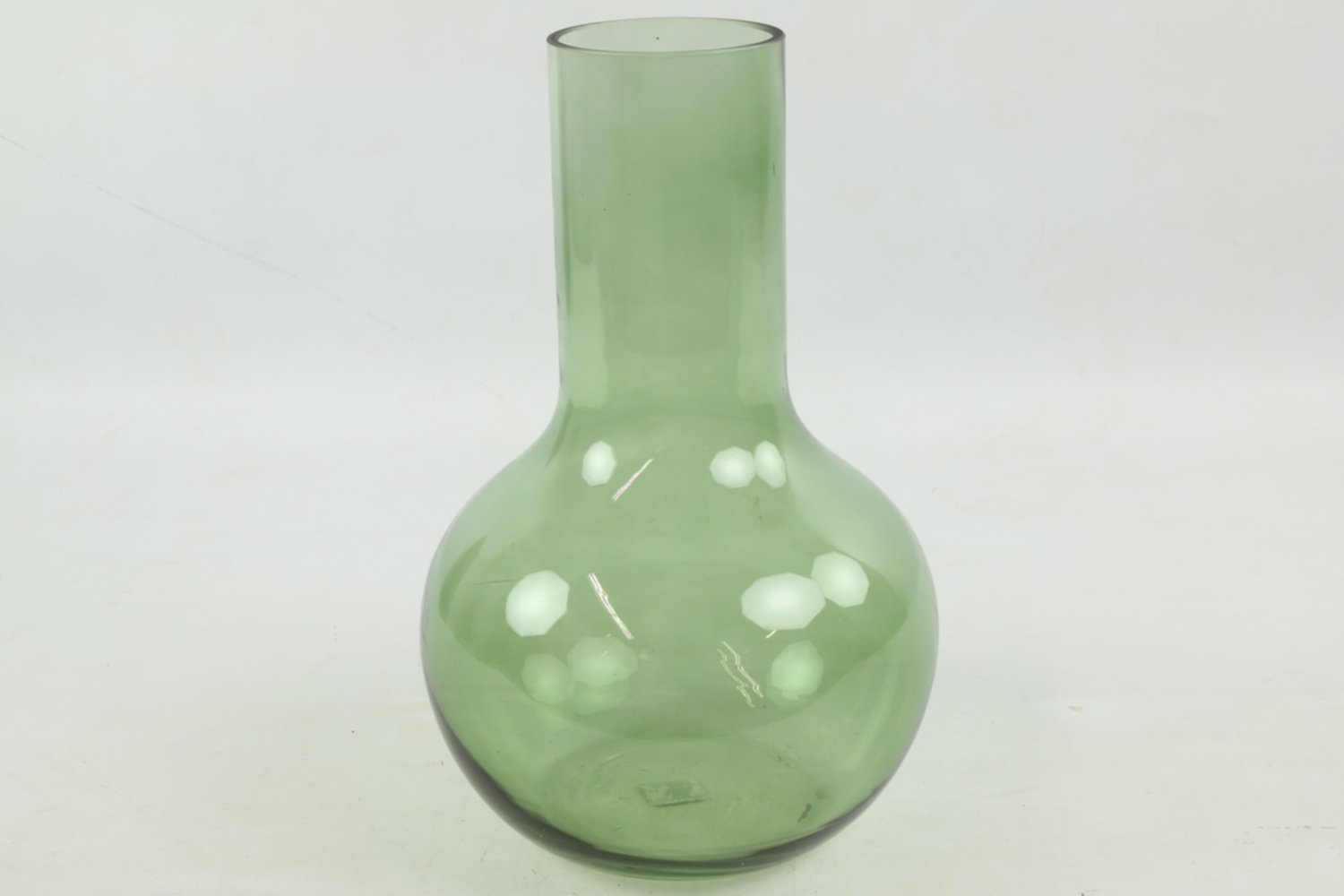 Vase en verre Patrizia L Ø26xH.40cm vert - DECOSTARS