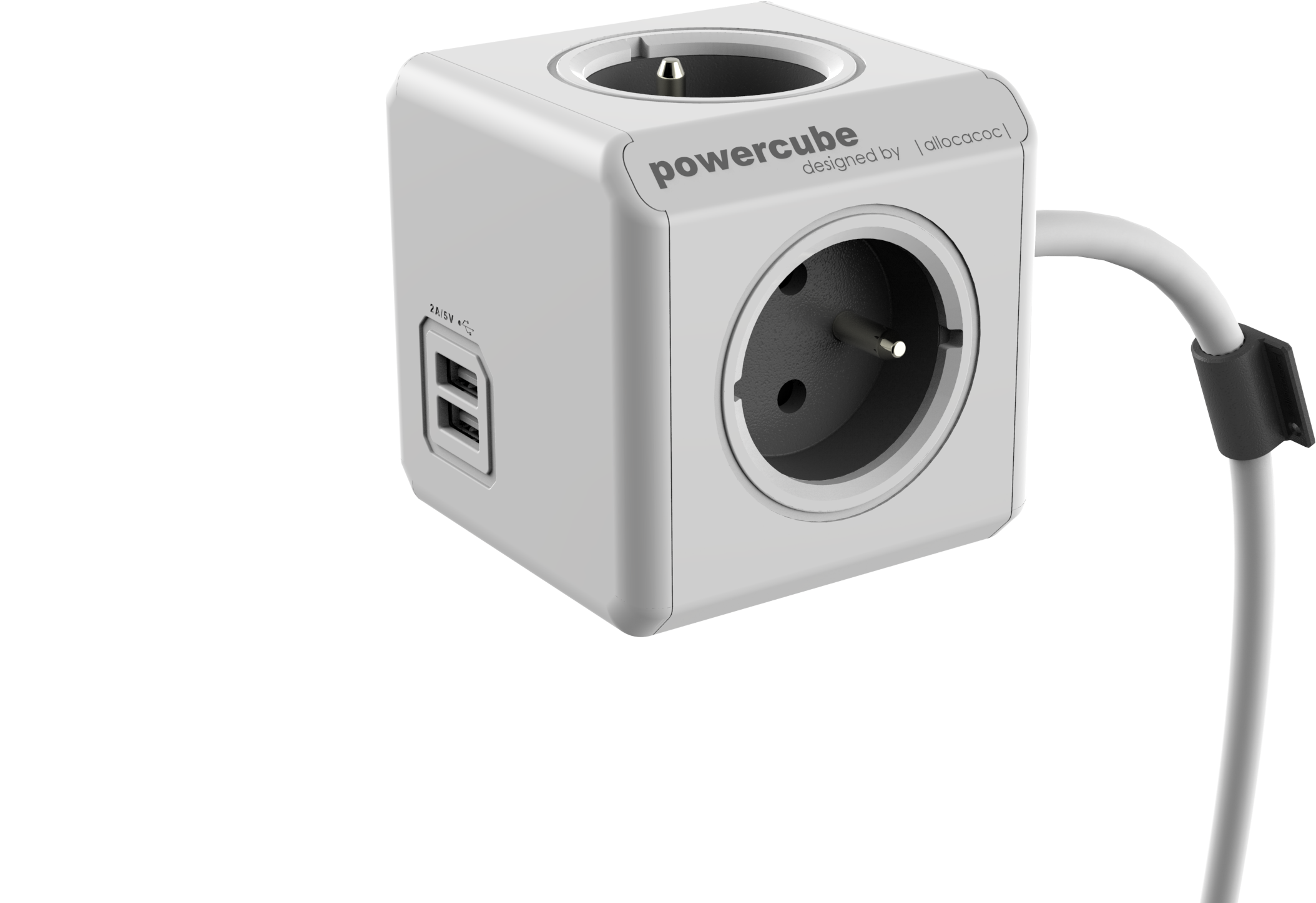 Powercube 4 Way 3 Meter Extension Socket - ALLOCACOC